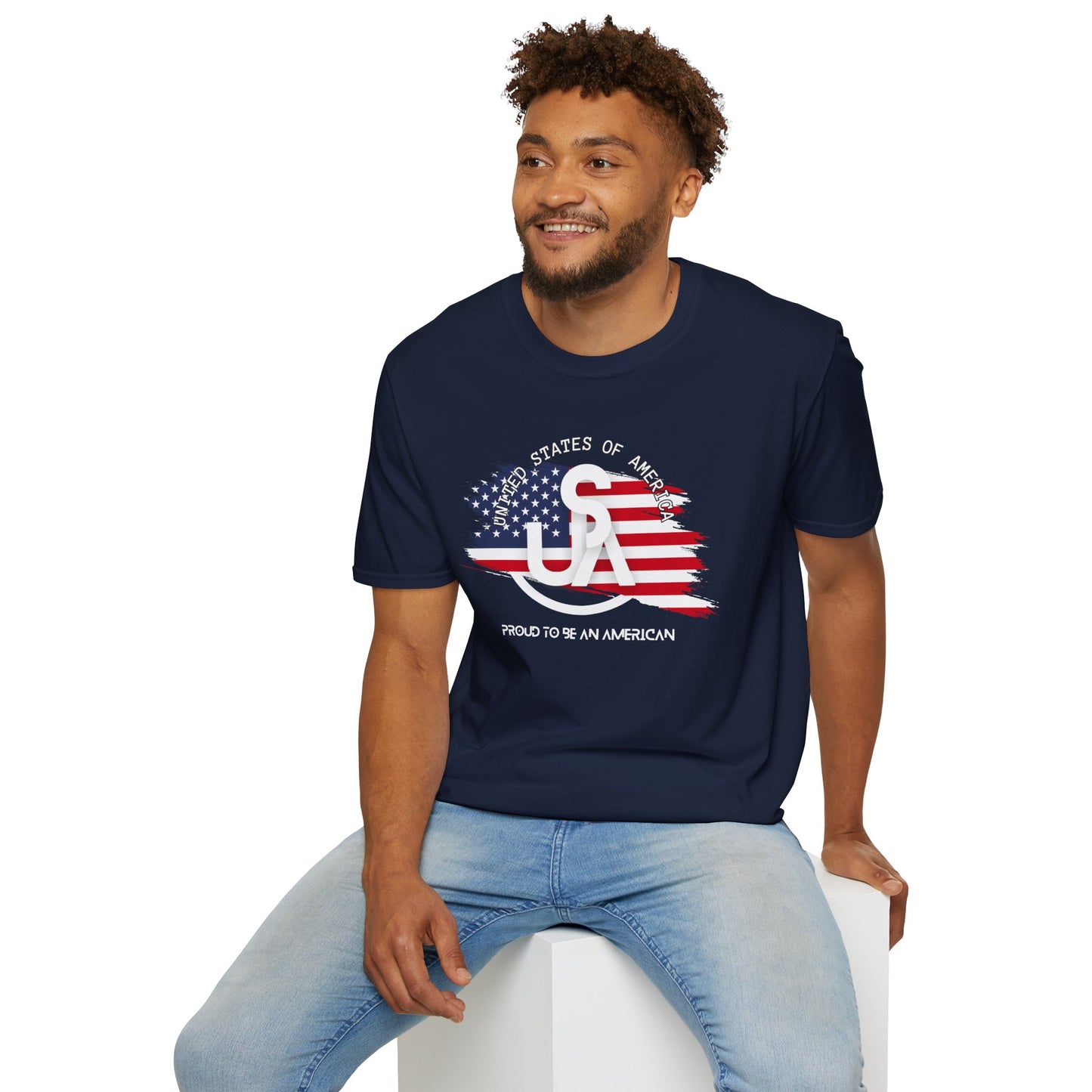 Men's Proud to be an American Softstyle T-Shirt