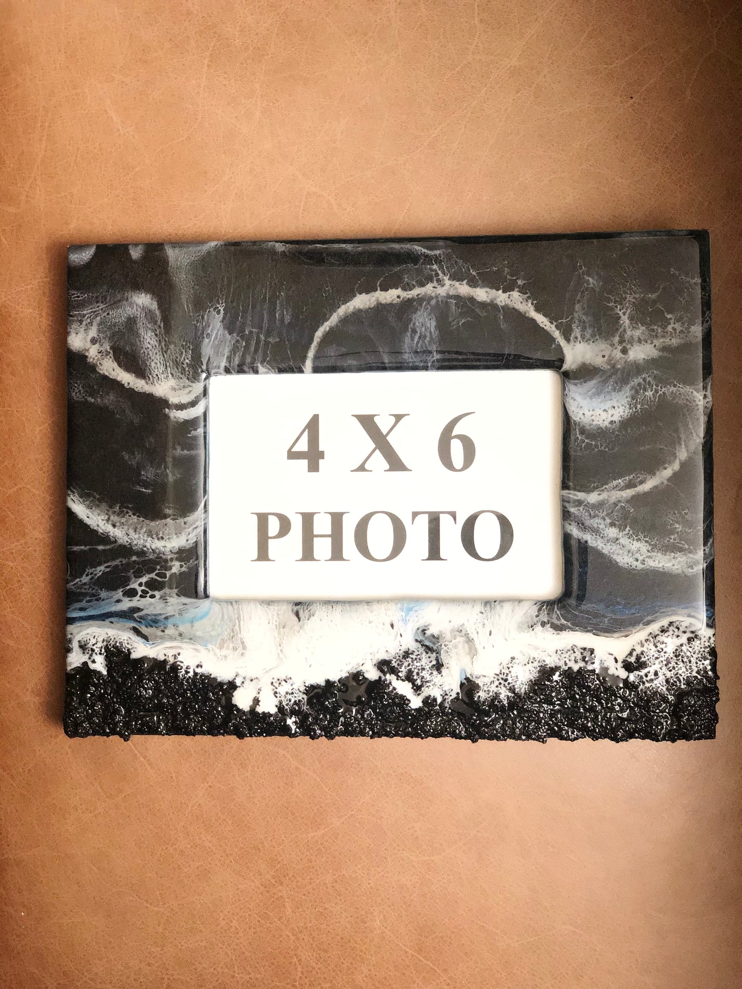 Ocean Wave Resin Accented 4x6 Frame