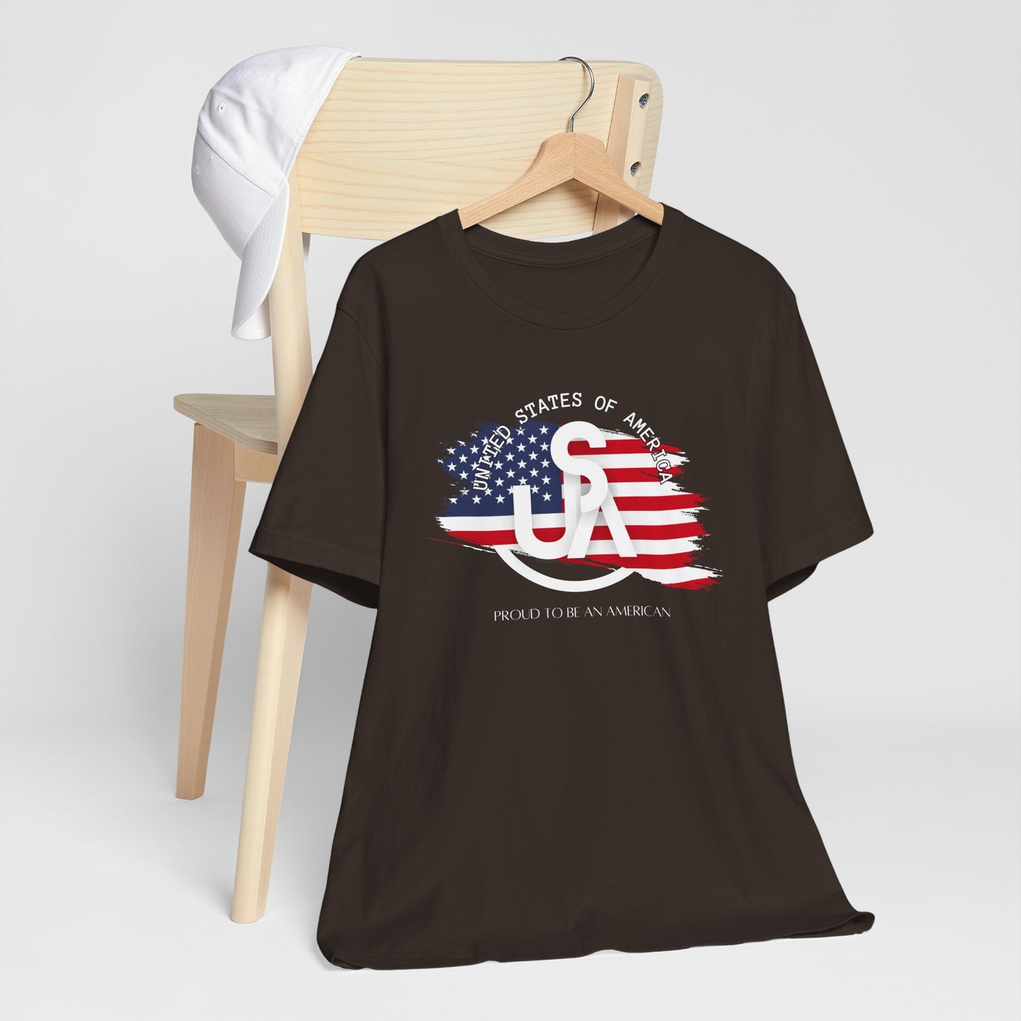 Proud to be an American Jersey Short Sleeve Tee