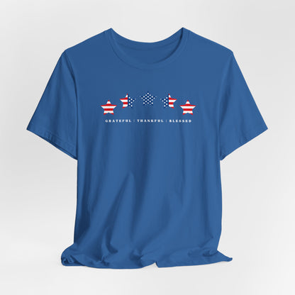 USA Gratitude Jersey Short Sleeve Tee