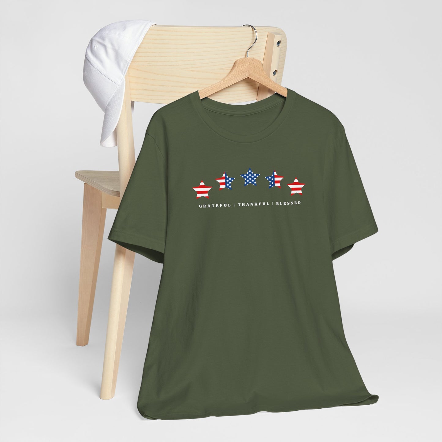 USA Gratitude Jersey Short Sleeve Tee