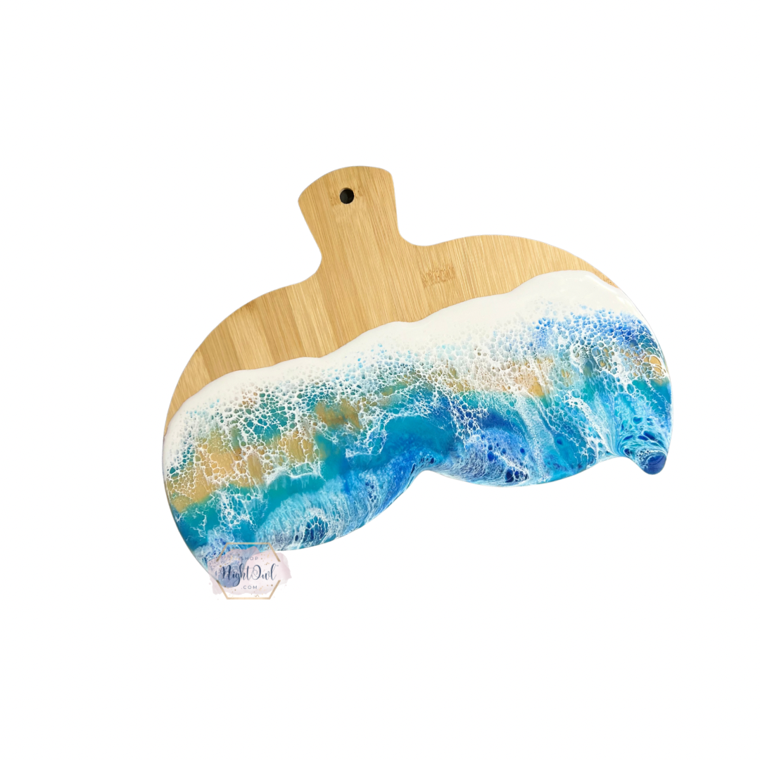 Ocean Whale Tail Serving Board