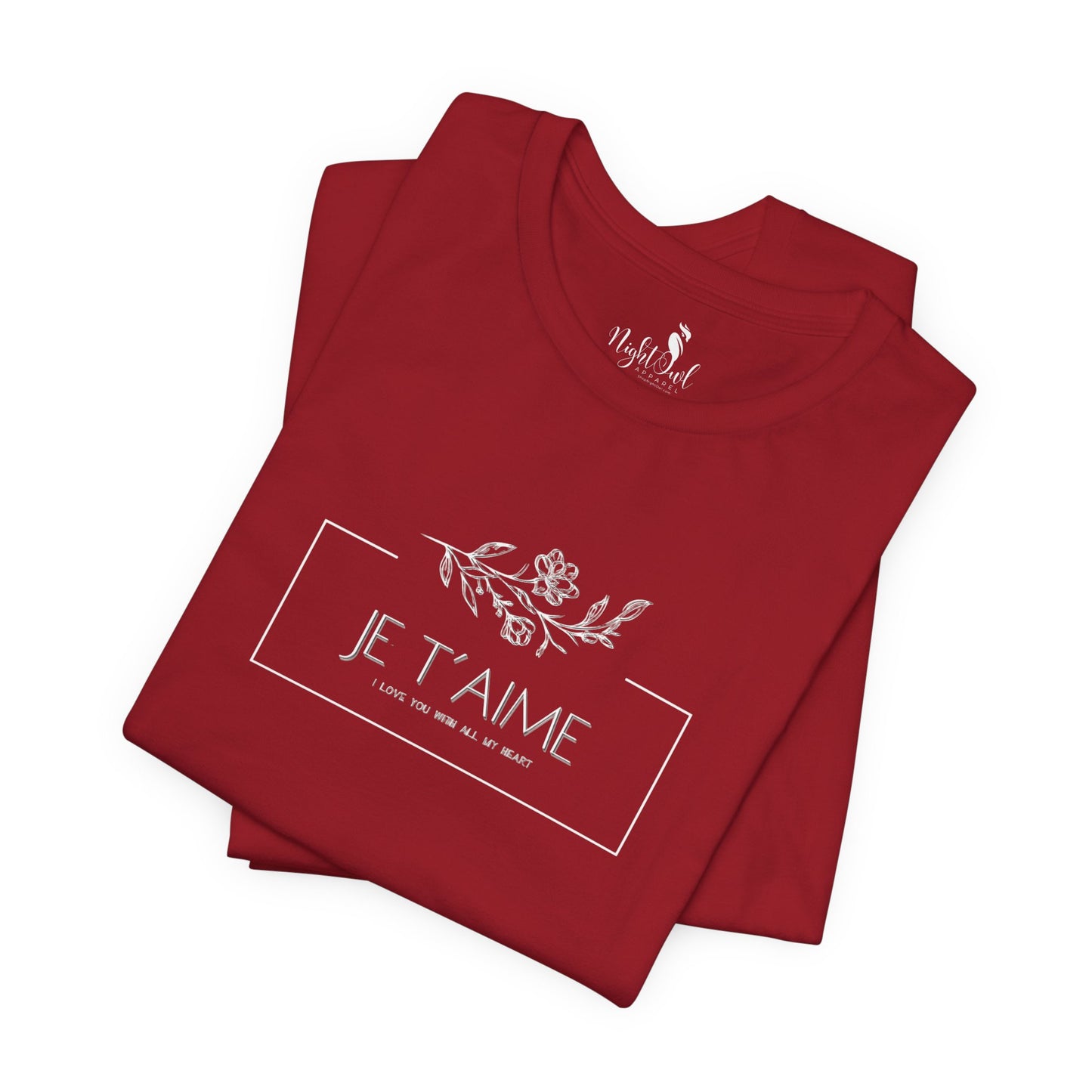 Je T'aime French Floral Tee