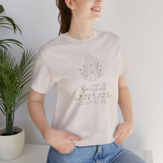 Be Still Door Womens Tee