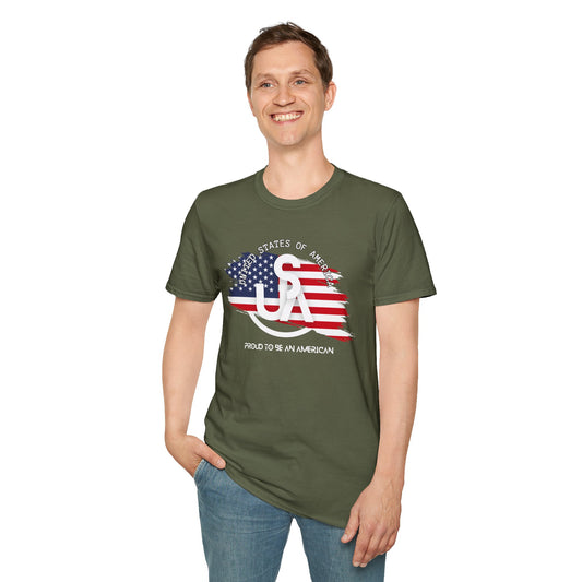 Men's Proud to be an American Softstyle T-Shirt