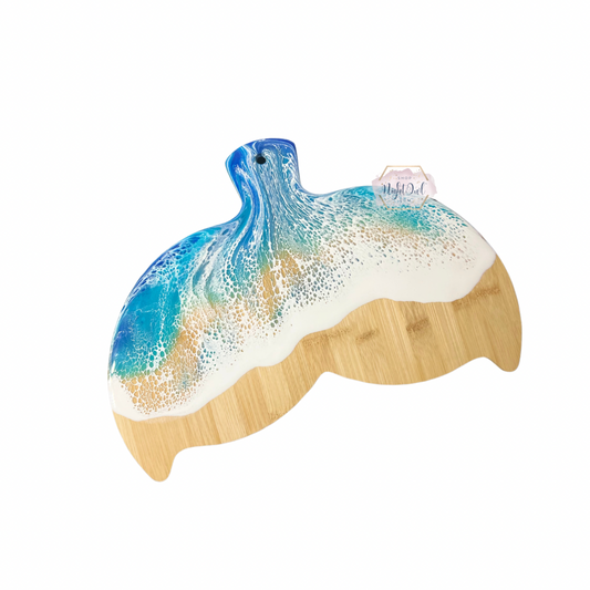 Ocean Whale Tail Serving Board