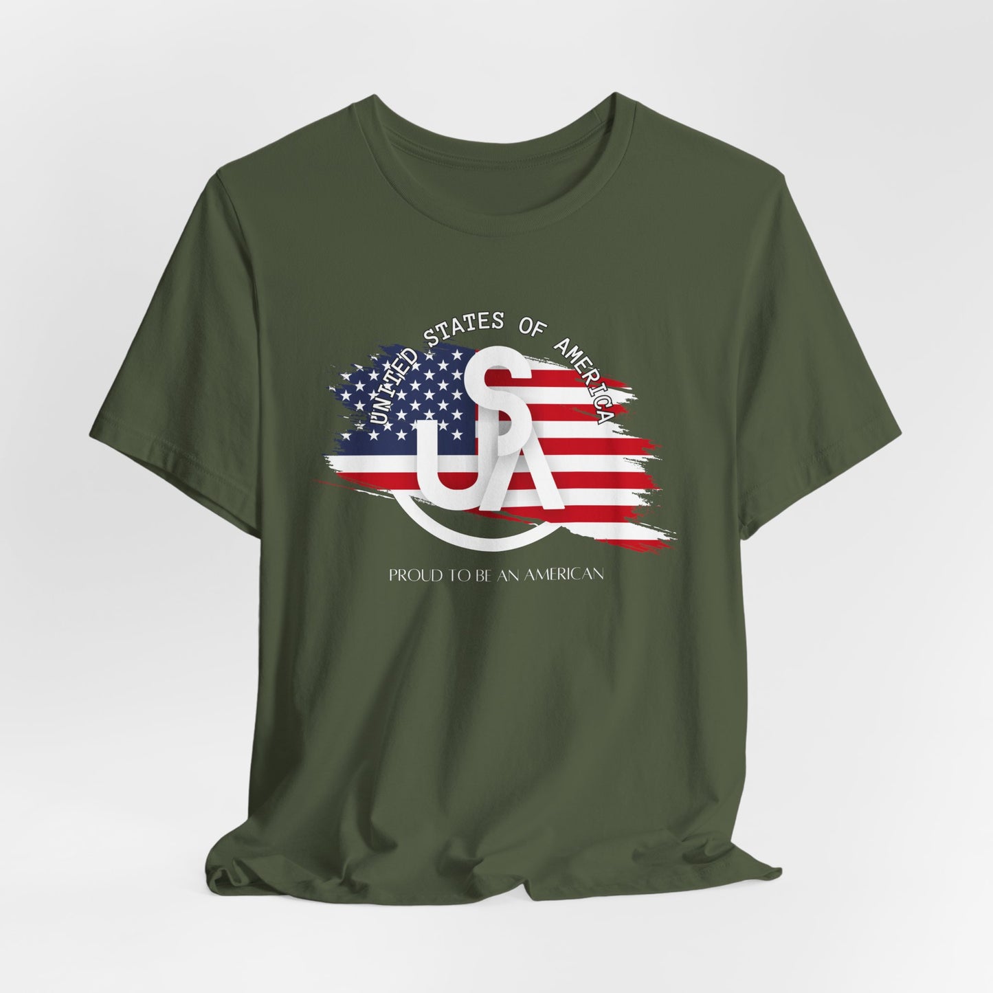 Proud to be an American Jersey Short Sleeve Tee