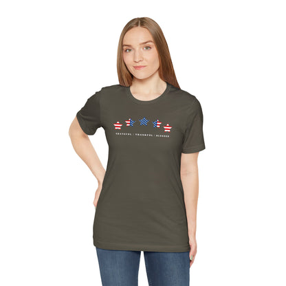 USA Gratitude Jersey Short Sleeve Tee