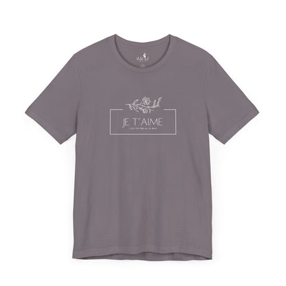 Je T'aime French Floral Tee