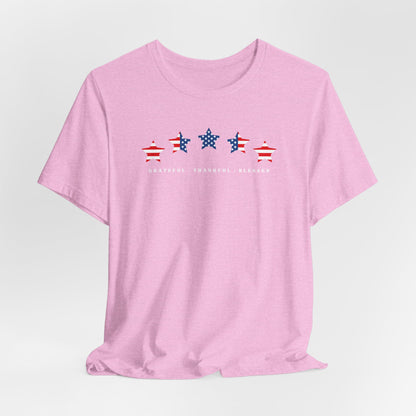 USA Gratitude Jersey Short Sleeve Tee