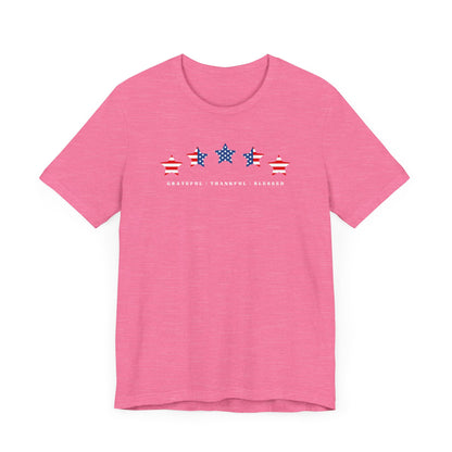 USA Gratitude Jersey Short Sleeve Tee