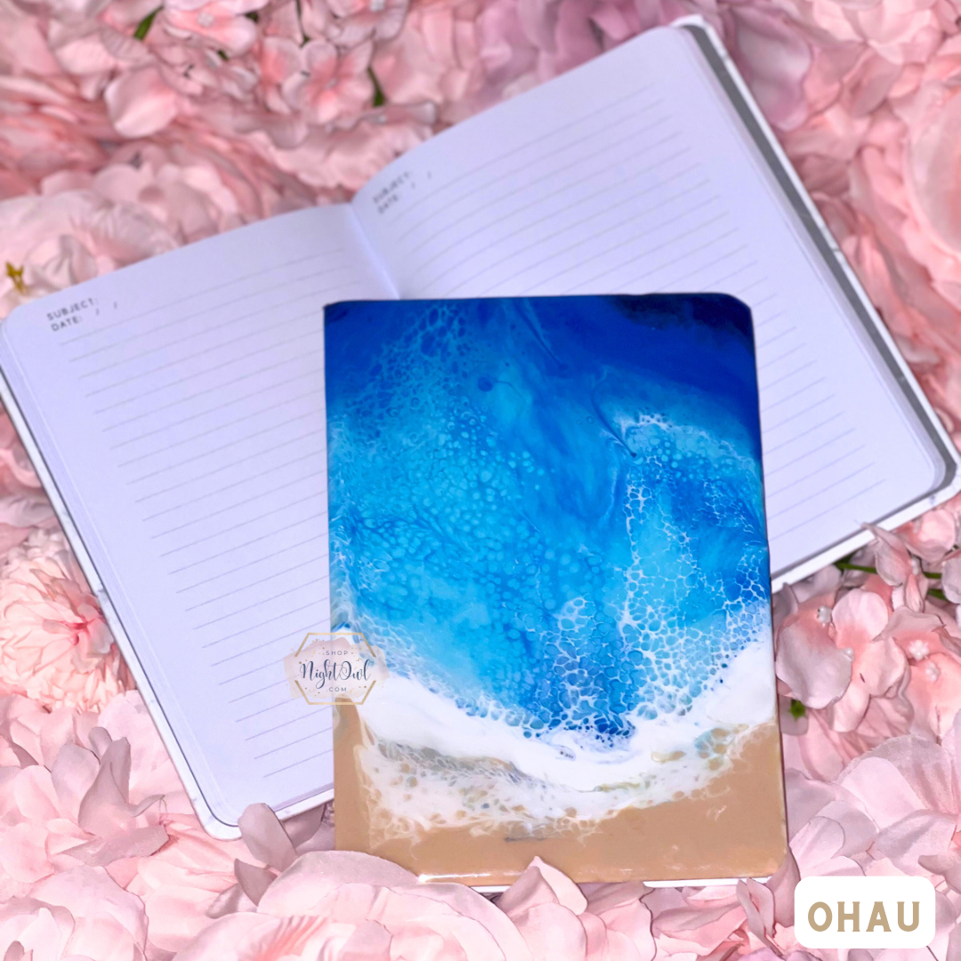 Resin Ocean covered Notebook